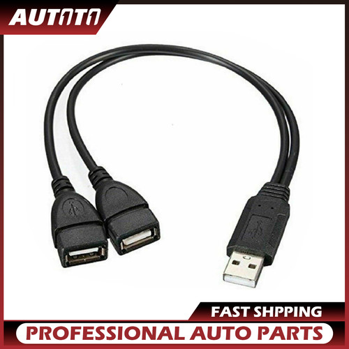 Usb male 2 dual - usb,